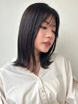 カバーヘア ブリス 北浦和(COVER HAIR bliss) 外ハネミディアム/小顔くびれレイヤー/ダークアッシュp北浦和