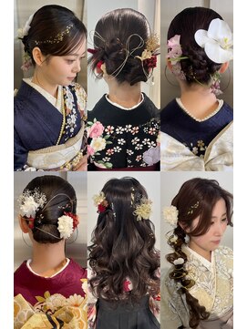 ディティカ サウ(Dityca sow) 着物ヘア 成人式・卒業式