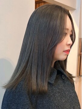 ロティー(loty) ブリーチ ダブルカラー オリーブグレー 透明感カラー 赤み消し