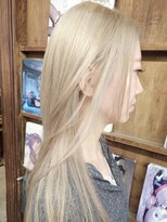 ブロック ジャポン(bloc japon)&nbsp;シャンパンベージュ ケアブリーチ　レイヤーストレート/久保田淳