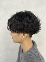アース 新越谷店(HAIR&MAKE EARTH)&nbsp;センターパートマッシュ×シャドウパーマ
