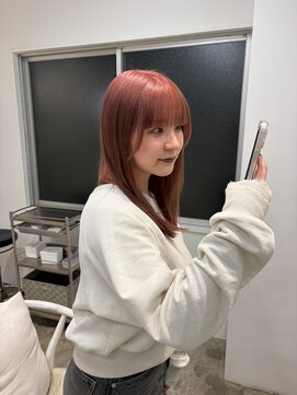 フィット ヒュー 千葉(fit hue) イメチェン/ピンクベージュ/アンブレラカラー/前髪【千葉駅】