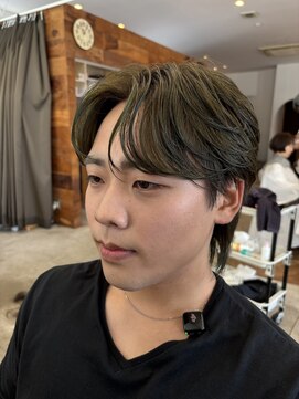 メンズカノエ 山口小郡店(Men's CANOE) 韓国風毛流れセンターパート