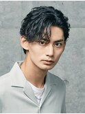 武蔵小杉メンズシャドウパーマニュアンスパーマセンターパート