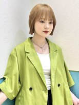 ロンド レイ 立川(Lond Ray) レイヤーボブ/ミルクティーベージュ/髪質改善/顔周り/立川