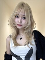 アイトーキョーエス 渋谷(AI TOKYO S)&nbsp;ハッシュカット/グレージュ/デザインカラー/渋谷