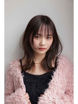 リー 甲子園(Lee) 大人可愛いくびれミディ×シースルーバング