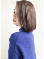 ルティア(Lutia)&nbsp;かきあげバング アッシュブラウン 大人可愛い！