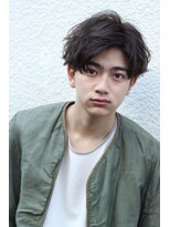 ブークル(boucle)&nbsp;ナチュラルパーマコンマバングヘア