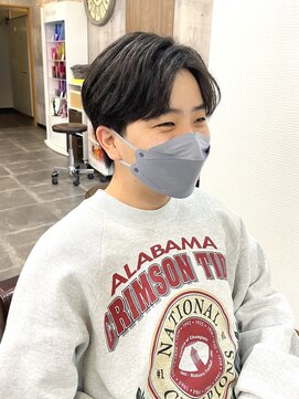 アムレヘアー(amule hair) 【amule hair】韓国風ナチュラルセンターパート