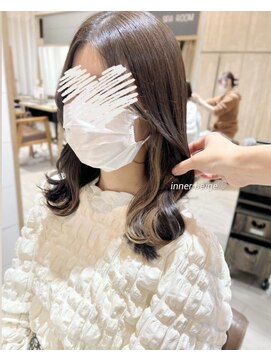 プラグ バイ ネオリーブ(plug by neolive) ショコラアッシュ×髪質改善 [髪質改善/縮毛矯正]インナーカラー