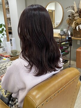 メアリー バイ メリー(marry by merry) 【立町メアリーバイメリー】☆テラコッタピンク×セミロング☆