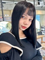 ティア(Tia.)&nbsp;縮毛矯正/髪質改善トリートメント/ミディアム/グレージュ