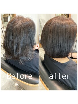 スピカ(SPICA) 【ケアカラーコース】お客様施術事例