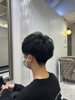 ＠shino_ne197/王道ツーブロマッシュ/束感ショート