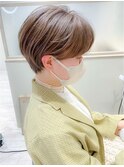 小顔にこだわったマッシュショート