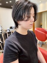 レクタ(recta)&nbsp;20代30代大人ハンサムショートウルフダークアッシュ