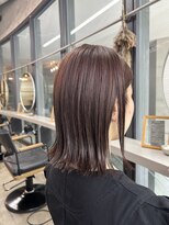 アシェット(assiette)&nbsp;【安田汐里】切りっぱなしバイオレットカラー