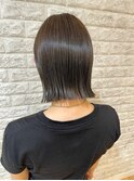 カットラインが綺麗なぱっつんボブ☆