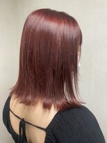 アジールヘア 東上野店(agir hair)&nbsp;20代30代40代ダブルカラー透明感毛先パーマ肩ライン外ハネ