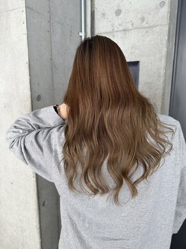 エース (ACE) 【ACE 横浜】 シースルーバング×ブラウンベージュ