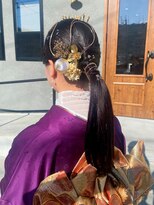 ブローフィー(Blowfy)&nbsp;【 Blowfy 】成人式  着物 金箔 ヘアセット