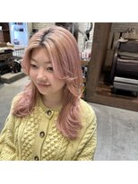 アデプト 金町店(adept) 【adept金町 石崎Style】韓国風レイヤー×桜カラー アディクシー