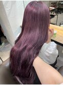7362髪質改善ブリーチなしダブルカラーレイヤーカット韓国波巻き