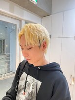 <翁長孝輔>Wケアブリーチカでつくる抜きっぱなしブロンド