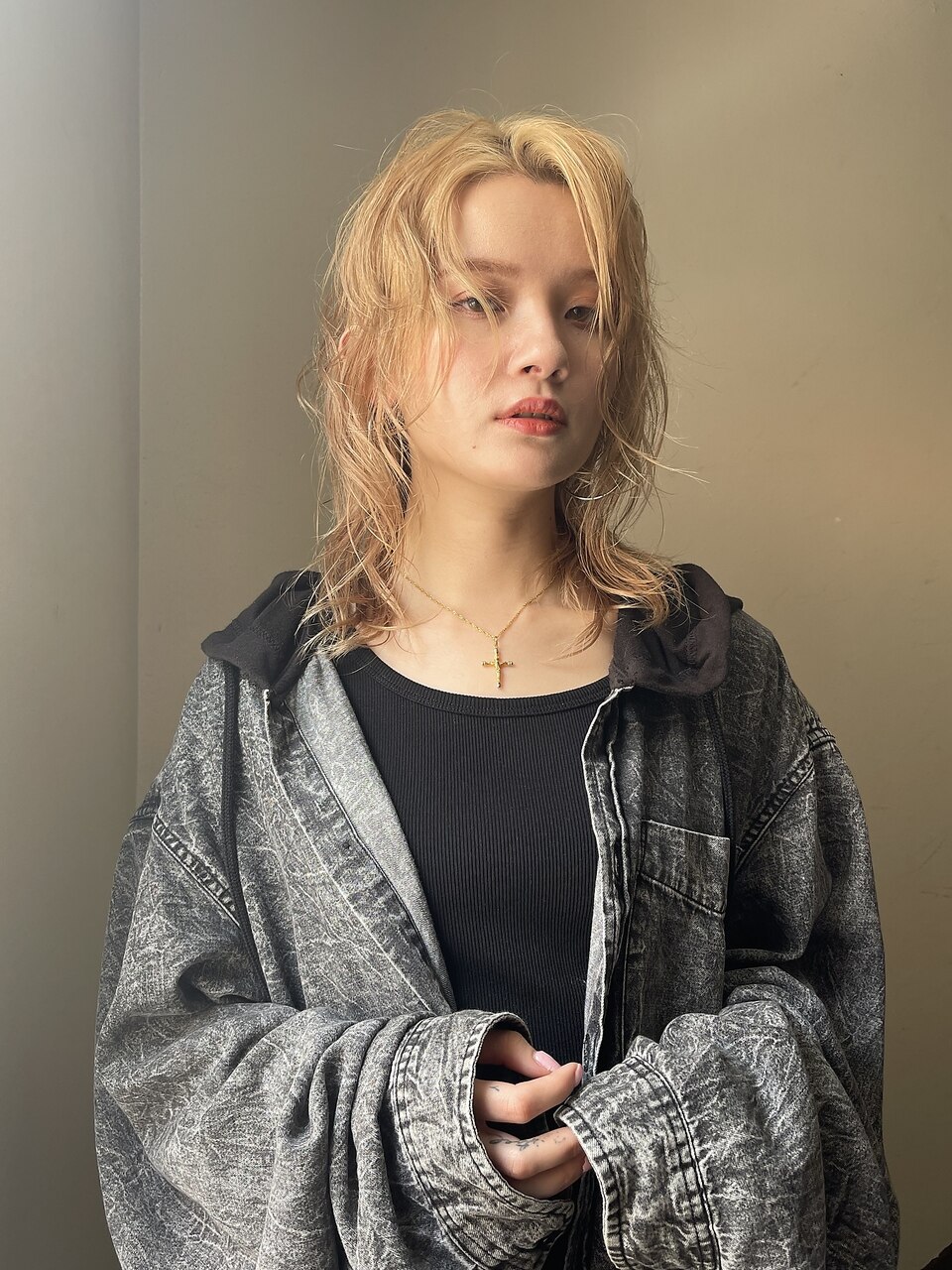 grunge hair_外国人風グランジ_ブロンド：L215856248｜ソイ 下北沢(soi