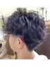 カット+シェ―ビング+眉カット+ツイストorスパイラルパーマ+TR￥11500→￥10500