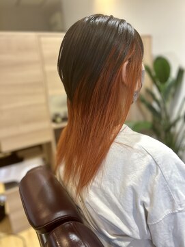 ヘアデザインフルーヴ(hair design fleuve) ツートンカラー