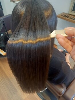 ルーナ アルコ(luna arco)の写真/こだわりのダメージレス施術で、ワンランク上の艶髪へ♪髪質改善トリートメントで思わず触りたくなる髪に＊