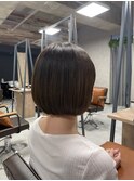 ナチュラルボブ/大人ショートボブ/小顔カット20代～50代ショート