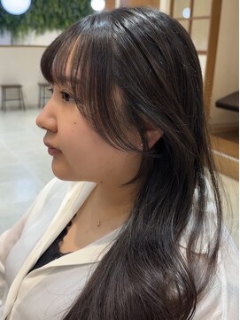 ビューブルー 亀戸錦糸町(VIEW BLUE) ◎美髪カールピンクブラウンロングセミディ似合わせ前髪