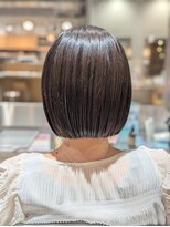 オーガニック リブ 川越(organic+live)&nbsp;20代30代かわいい切りっぱなしボブ