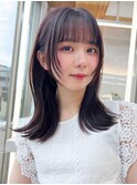 後れ毛が可愛い/顔周り/レイヤー/ハイレイヤー/ロング