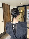 ヘアアレンジ/カチモリヘア/お呼ばれヘア