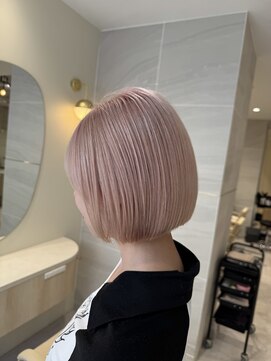 ミズチャーム(Ms.CHARM) ピンクベージュ/ハイトーン/ブリーチ/外苑前