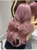 韓国ヘアーハッシュカットレイヤーカットグレージュブリーチ無し