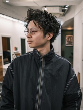 ガレージ バイ グリーン 原宿 表参道(Garage by green) 短髪こそパーマで遊ぶ