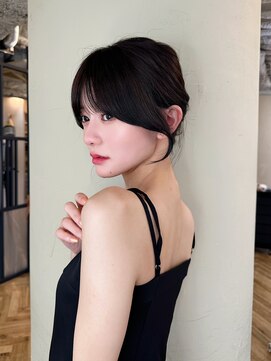 アリスバイアフロート 自由が丘(ALICe by AFLOAT) 小顔カット／重めサイドバング／地毛風カラー【自由が丘】