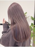 【amoretto_ yu-ka.】ピンクラベンダーベージュ.