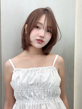 ロンドリゼル 札幌(Lond RiseL) ◯ オリーブグレー/韓国/レイヤーカット/髪質改善/縮毛矯正/札幌