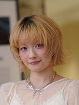 ワン 川崎(ONE)&nbsp;オリーブベージュ/ウェットヘア /レイヤーカット /川崎