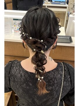 ザック ヴィ(ZACC  vie) 編みおろし/結婚式参列ヘアセット/ヘアセット/ヘアアレンジ