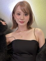 HARVEY 大宮店【ハーヴィー】【2月28日オープン（予定）】&nbsp;【切りっぱなしボブ】ミルクティーカラー/小顔ボブ