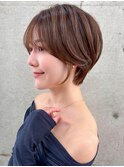クールショート/顔周りカット/前髪白髪/20代30代40代50代/立川