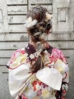 ケンジ 横浜(KENJE) 編み下ろしアレンジ/ヘアセット/成人式/卒業式