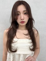 アッシュ 茗荷谷店(Ash)&nbsp;茗荷谷レイヤーカット韓国ダブルカラー顔周り前髪カットボブ